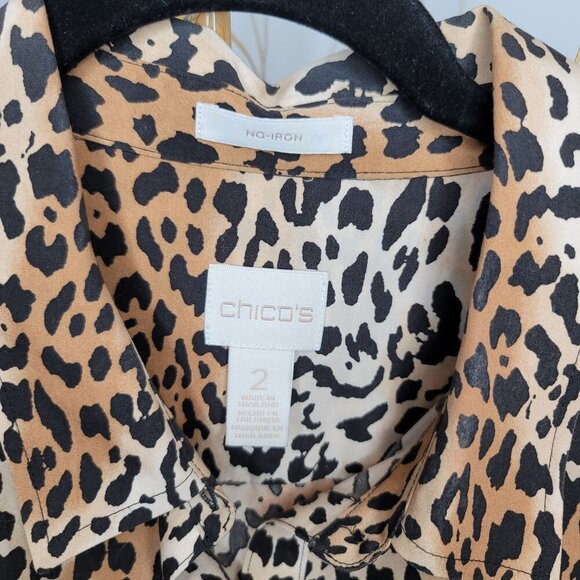 Chico's Button Down Womens 2 (Large) - Picture 5 of 7